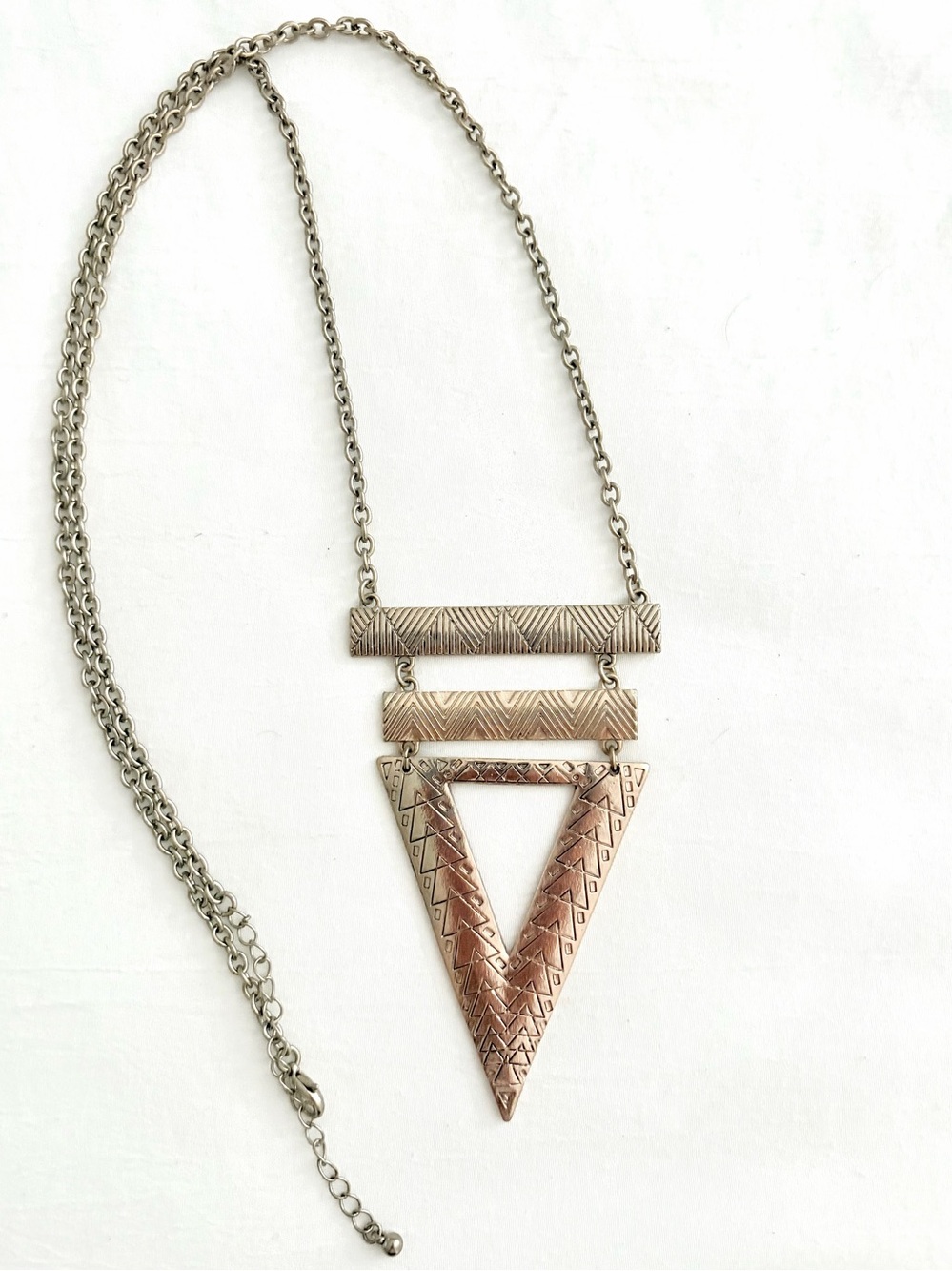 *FREE* Geometric Triangle Pendant Necklace